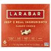 Larabar, батончик с натуральными фруктами и орехами, печенье из кешью, 6 батончиков по 48 г (1,7 унции) (Товар снят с продажи) 