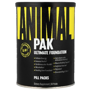 Animal, PAK®, мультивитаминный комплекс, 30 пакетиков