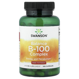 Swanson Vitamins, Balance B-100, комплекс, 100 капсул (Товар снят с продажи) 