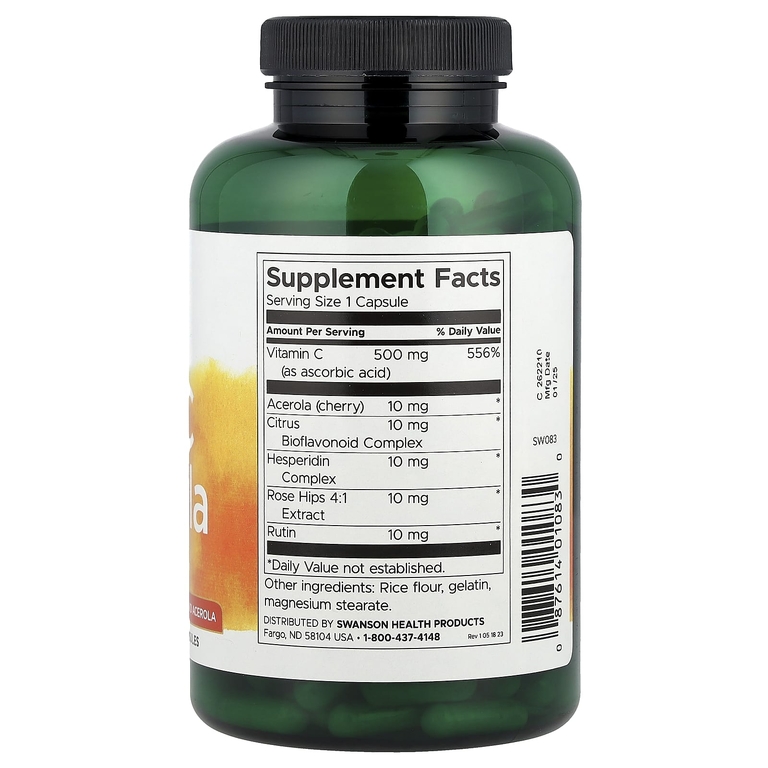 Swanson Vitamins, Формула Ultra C, 250 капсул