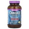 Bluebonnet Nutrition, рыбий жир с омега-3, для здоровья сердца, со вкусом лимона, 120 капсул (1000 мг в каждой)