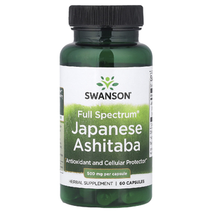 Swanson Vitamins, Full Spectrum®, японская ашитаба, 500 мг, 60 капсул (Товар снят с продажи) 