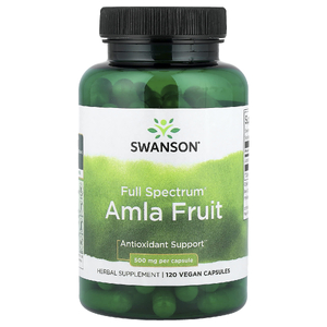 Swanson Vitamins, Full Spectrum®, плоды амлы, 120 веганских капсул (250 мг в 1 капсуле)