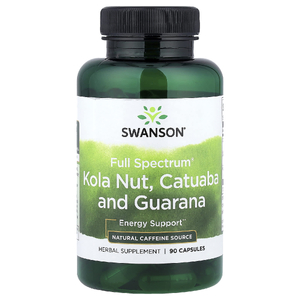 Swanson Vitamins, Full Spectrum®, орех кола, катуаба и гуарана, 90 капсул