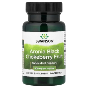 Swanson Vitamins, Черноплодная рябина (черноплодная рябина), 400 мг, 60 капсул