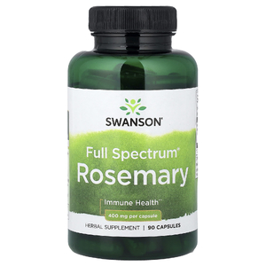 Swanson Vitamins, Full Spectrum®, розмарин, 400 мг, 90 капсул