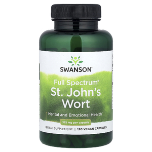 Swanson Vitamins, Full Spectrum® зверобой, 375 мг, 120 веганских капсул