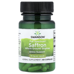 Swanson Vitamins, Full Spectrum®, шафран, 15 мг, 60 капсул