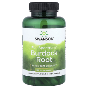 Swanson Vitamins, Full Spectrum®, корень лопуха, 100 капсул (460 мг в 1 капсуле)