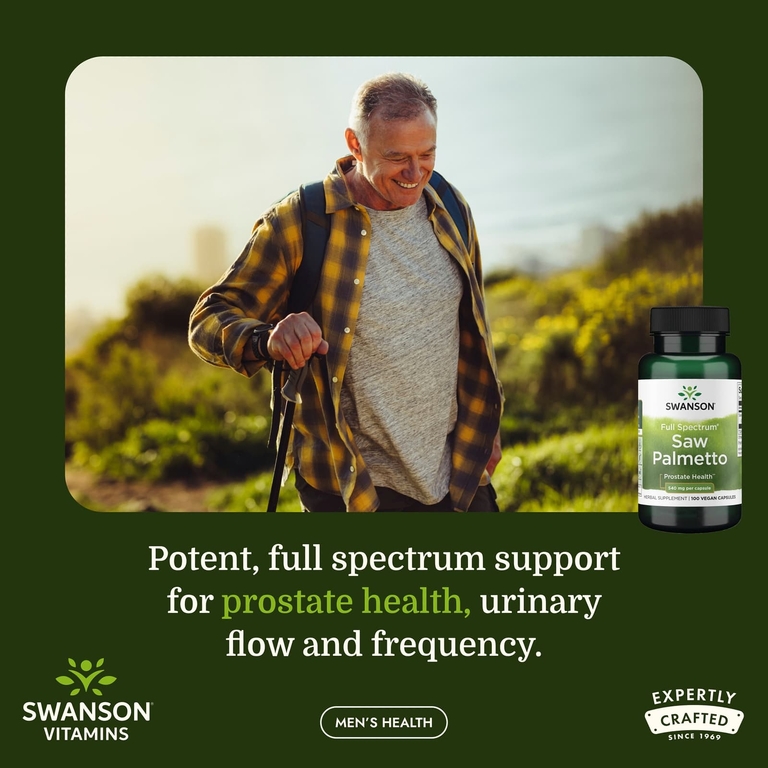 Swanson Vitamins, Full Spectrum®, сереноя, 540 мг, 100 веганских капсул