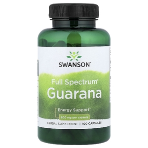 Swanson Vitamins, Full Spectrum®, гуарана, 500 мг, 100 капсул