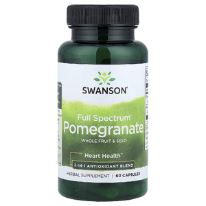 Swanson Vitamins, Full Spectrum®, гранат, цельные плоды и семена, 60 капсул