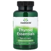 Swanson Vitamins, Thyroid Essentials, комплекс для поддержки щитовидной железы, 90 капсул