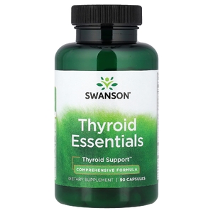 Swanson Vitamins, Thyroid Essentials, комплекс для поддержки щитовидной железы, 90 капсул