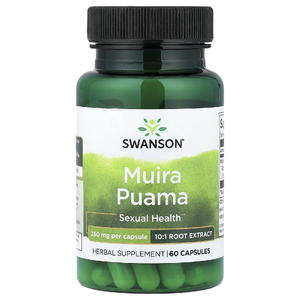 Swanson Vitamins, муира пуама, 250 мг, 60 капсул