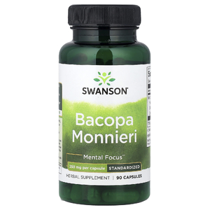 Swanson Vitamins, бакопа (Bacopa monnieri), 250 мг, 90 капсул