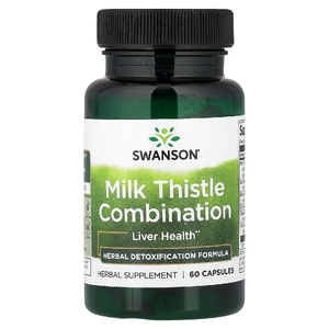 Swanson Vitamins, смесь расторопши, 60 капсул