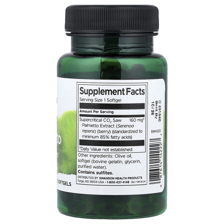 Swanson Vitamins, сереноя, 160 мг, 120 капсул