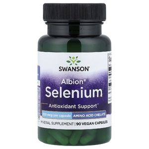Swanson Vitamins, Albion®, селен, 200 мкг, 90 веганских капсул