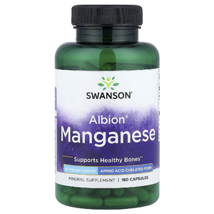 Swanson Vitamins, марганец Albion®, 40 мг, 180 капсул