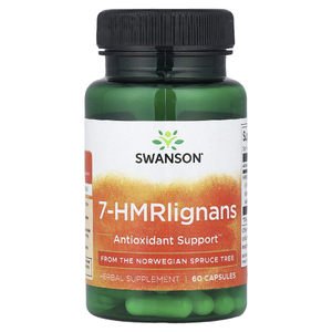 Swanson Vitamins, 7-HMRlignans, 60 капсул (40 мг в 1 капсуле)