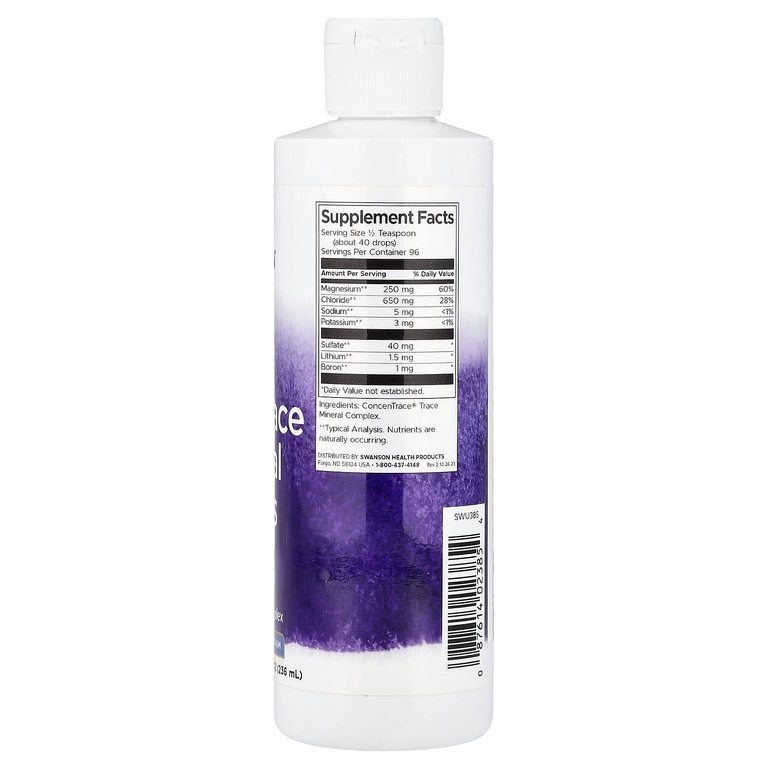 Swanson Vitamins, ионные микроэлементы, капли, 236 мл (8 жидк. унций)