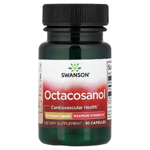Swanson Vitamins, октакозанол, 20 мг, 30 капсул
