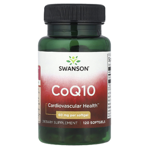 Swanson Vitamins, Коэнзим Q10, 60 мг, 120 мягких таблеток