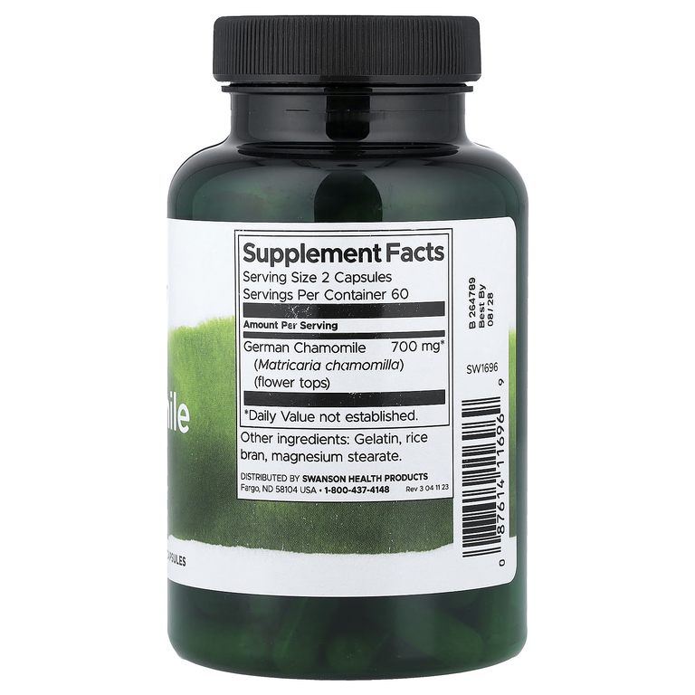 Swanson Vitamins, Ромашка, 350 мг, 120 капсул
