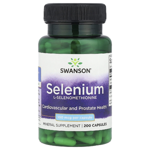 Swanson Vitamins, селен, 100 мкг, 200 капсул