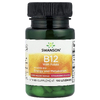 Swanson Vitamins, Витамин B12 с фолатом, клубника, 100 пастилок
