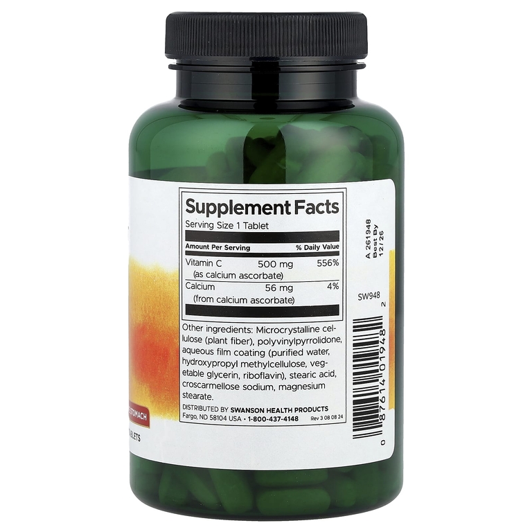 Swanson Vitamins, Буферизованный витамин C, 250 таблеток