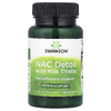Swanson Vitamins, NAC, детоксикация, с расторопшей и BroccoPhane®, 60 капсул (Товар снят с продажи) 