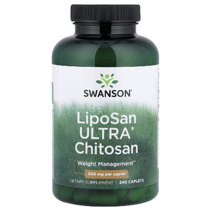 Swanson Vitamins, LipoSan Ultra®, хитозан, 240 капсул (500 мг в 1 капсуле)