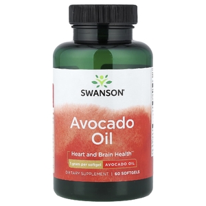 Swanson Vitamins, Масло авокадо, 1 г, 60 мягких таблеток