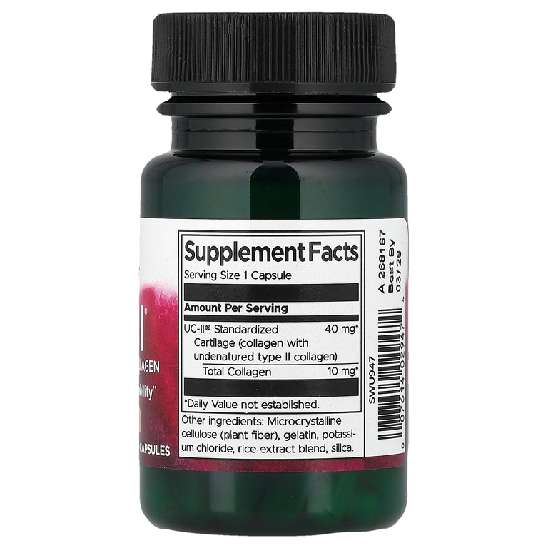 Swanson Vitamins, UC-II®, стандартизованный коллаген, 60 капсул