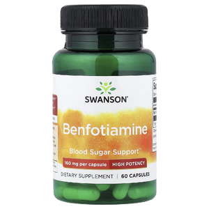 Swanson Vitamins, Бенфотиамин, высокоэффективный, 160 мг, 60 капсул