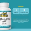 Natural Factors, альфа-липоевая кислота, 100 мг, 60 капсул (Товар снят с продажи) 