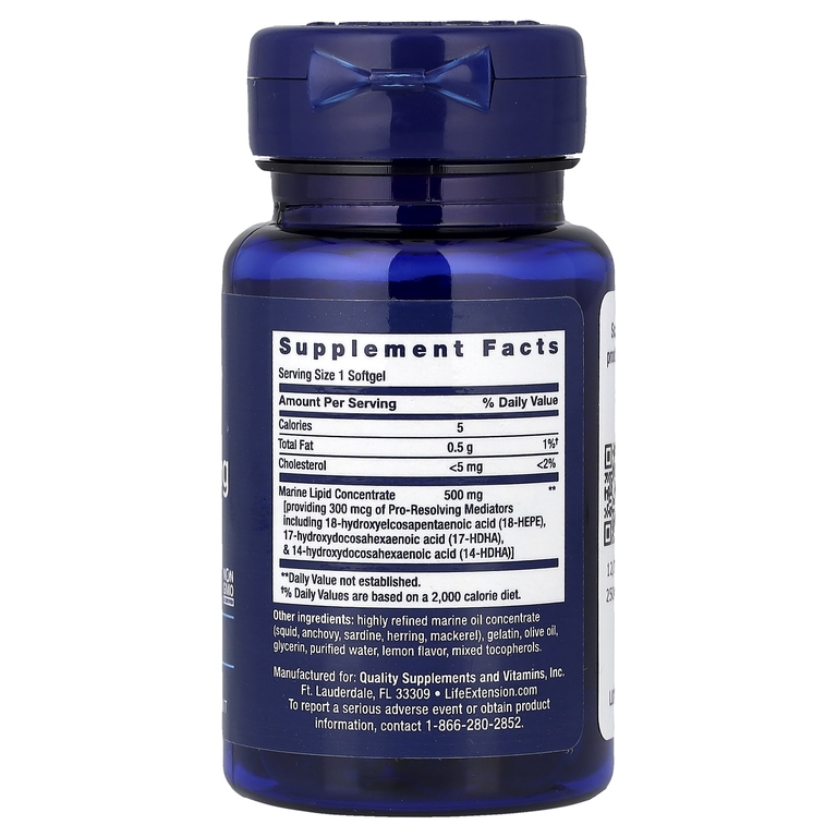 Life Extension, медиаторы, способствующие рассасыванию, 30 капсул