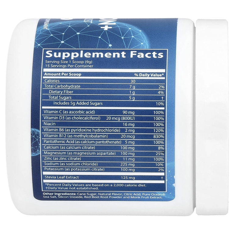 MRM Nutrition, Hydration + Electrolyte Boost, голубика и асаи, 135 г (4,76 унции)