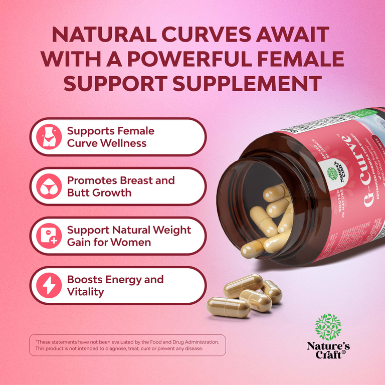 Nature's Craft, Women's Wellness, G-Curve ™, 590 мг, 60 капсул