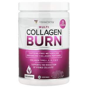 Vitauthority, Multi Collagen Burn, без добавок, 162,4 г (5,73 унции)