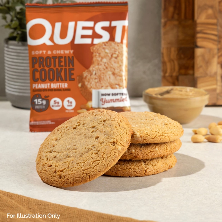 Quest Nutrition, Protein Cookie, арахисовая паста, 4 пакетика по 58 г (2,04 унции)