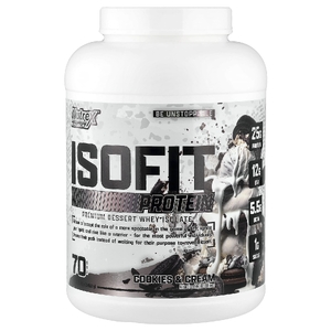 Nutrex Research, IsoFit®, протеин, печенье и сливки, 2450 г (5 фунтов)