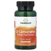 Swanson Vitamins, D-лимонен, экстракт апельсиновой цедры, 250 мг, 60 мягких таблеток