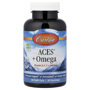Carlson, ACES® + омега, 60 капсул (Товар снят с продажи) 