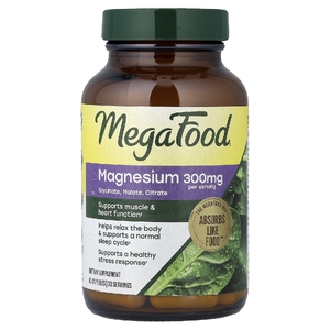 MegaFood, магний, 60 капсул