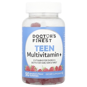 Doctor's Finest, жевательные мультивитамины для подростков, с малиновым вкусом, 90 жевательных таблеток
