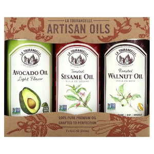 La Tourangelle, LAT Favourites Trio Artisan Oils, 3 штуки, 250 мл (8,45 унции)