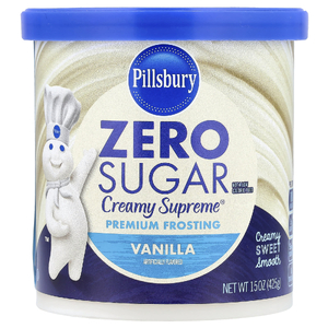 Pillsbury, Без сахара, глазурь премиального качества, ваниль, 425 г (15 унций)
